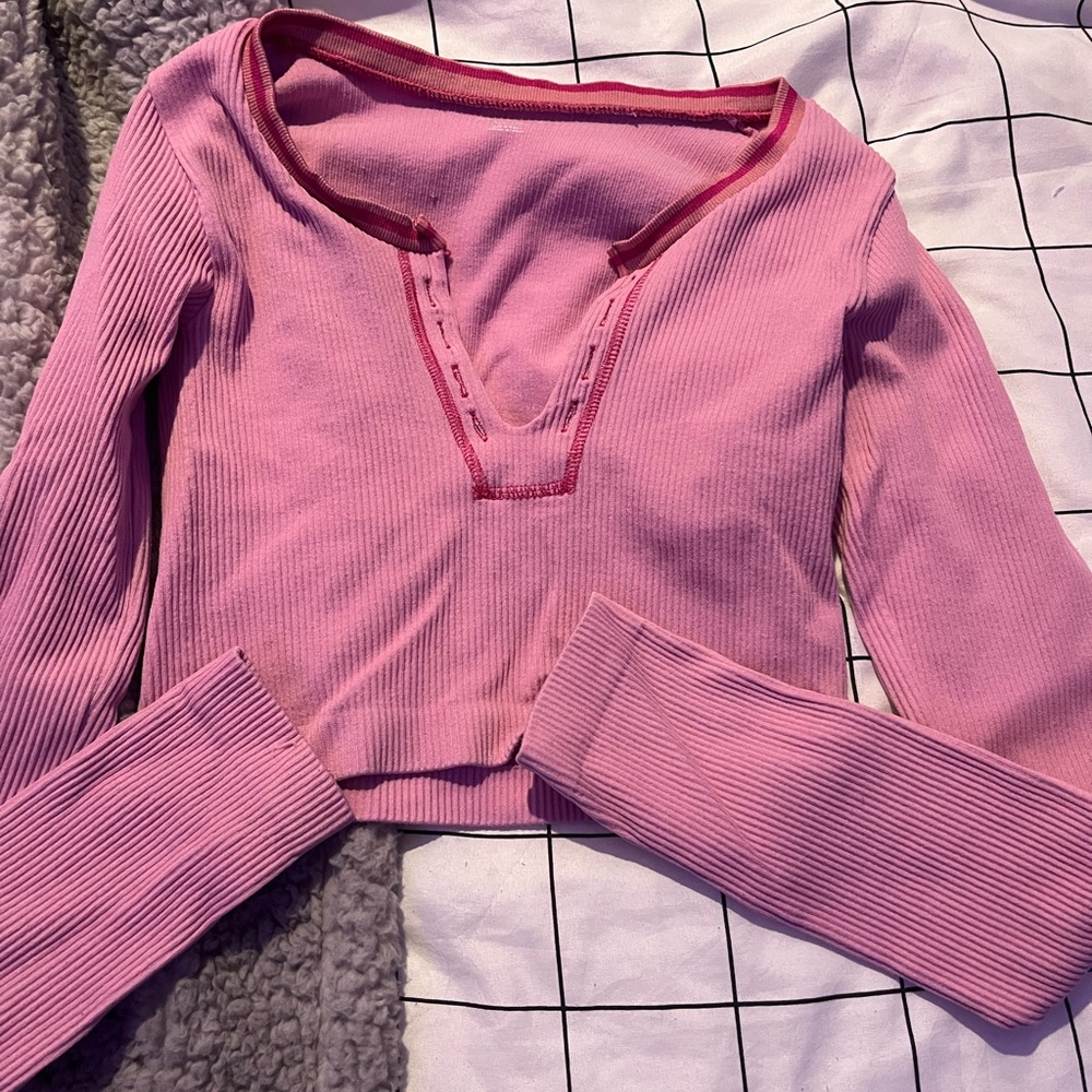 out from under go for gold top pink from urban